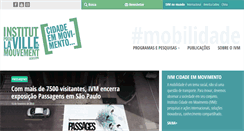 Desktop Screenshot of cidadeemmovimento.org