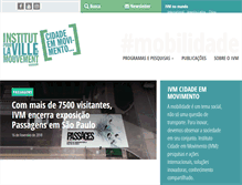 Tablet Screenshot of cidadeemmovimento.org